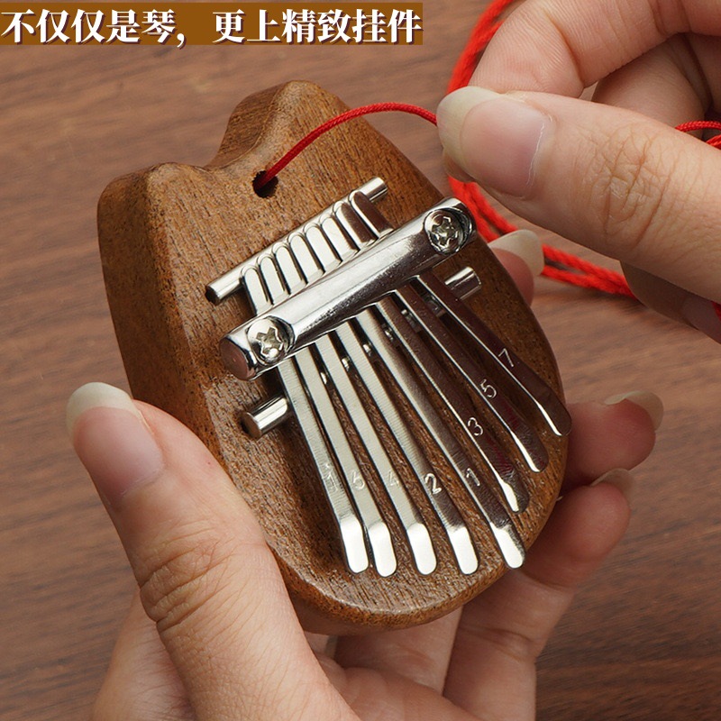 Thumb Piano 8-Tone Kalimba Mini Five-Finger Piano Portable Finger Piano Niche Musical Instrument Kidsren's Educational Toys Wholesale