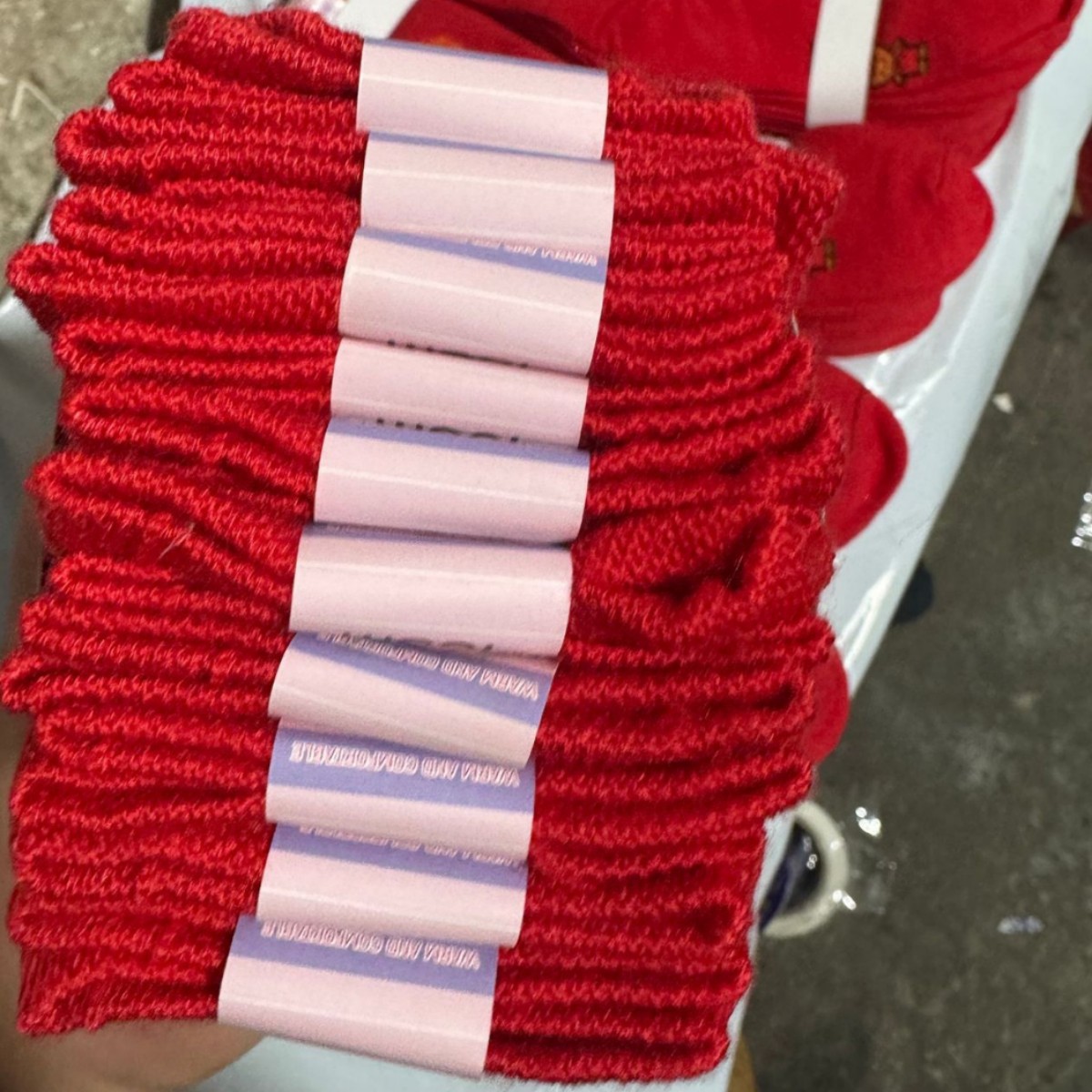 Zodiac Year Red Socks Men's Socks Long Red Socks New Year Men's and Women's Socks Stepping on Internet Celebrity Socks Villain Street Stall Socks Cheap Batch