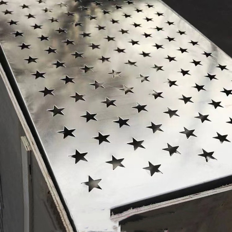 Factory Direct Supply of 304 Punching Mesh, Round Hole Decorative Porous Plate, Stainless Steel Punching Mesh, Ready-Made Galvanized Holes