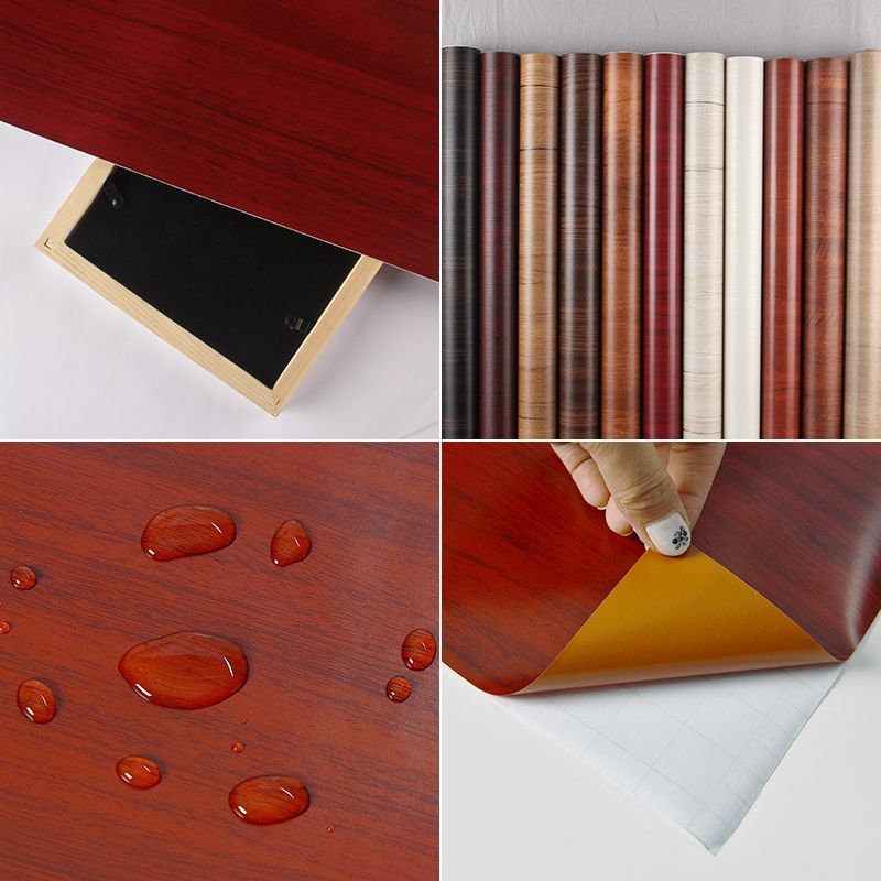 Door Sticker Whole Sheet Waterproof Thickened Self-Adhesive Wooden Door Bedroom Door Desktop Wardrobe Furniture Renovation