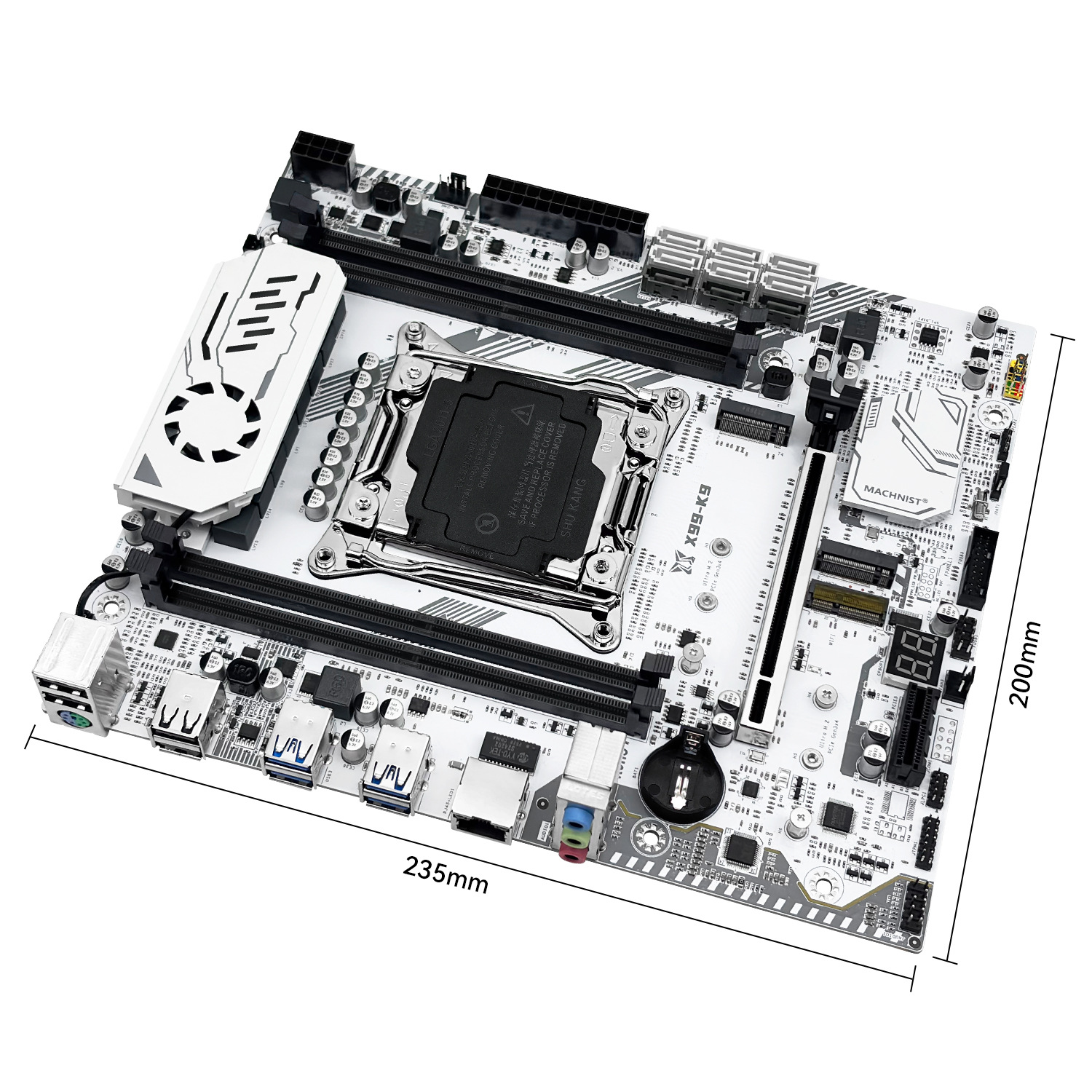 Machinist X99 K9 Motherboard C612 Tpm2.0 Four Channels Ddr4