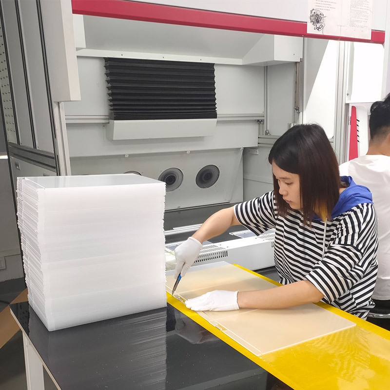 Seni Mitsubishi Pmma Acrylic Light Guide Plate Laser Dotting Copy Table Tracing Board Reflection Diffusion Three-Piece Set