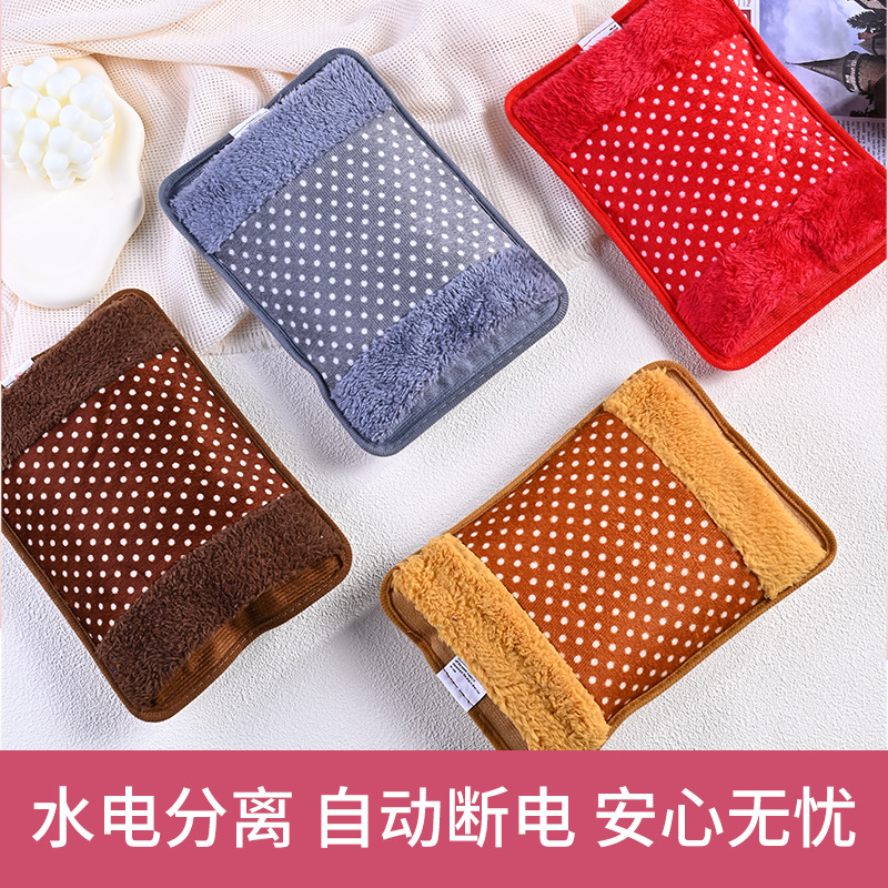 Source manufacturers new charging hot water bag with plush toys removable and washable hand warmer double hand electric heating treasure wholesale