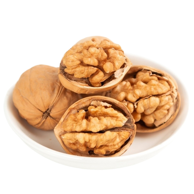 2025 Paper-Skinned Walnuts, Xinjiang Walnuts with Thin Shells, New Arrivals, Original Flavor Raw Walnuts for Pregnant Women, Hand-Peeled Roasted Walnuts
