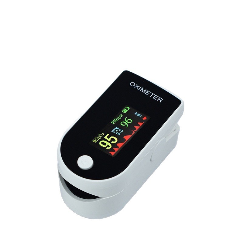 Cross-Border Tft Finger Clip Pulse Oximeter Heart Rate Measurement Fingertip Blood Oxygen Saturation Monitor Export Batch