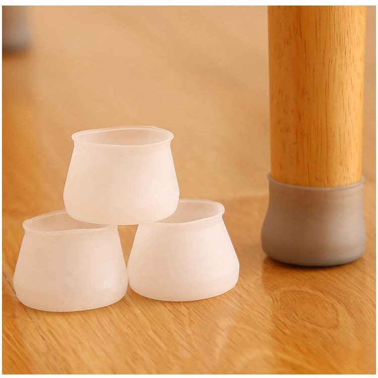 Силиконовые накладки на ножки стульев утолщенные, нескользящие подушки для ножек столов и стульев, для мебели из массива дерева, оптом