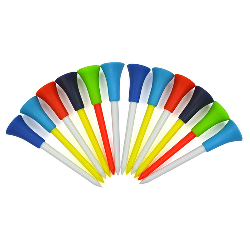 Manufacturer's Ready-Made Golf Accessories Plastic Rubber Set Ball Spikes Tee Practice Tee Support Golf Hitting Tee