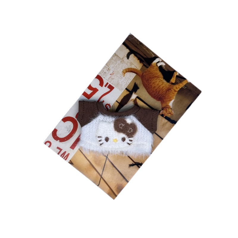 Only for Clothes] Crybaby Crying Doll Clothes Gurululu Beach Nap Bear Kitten Suit Maillard