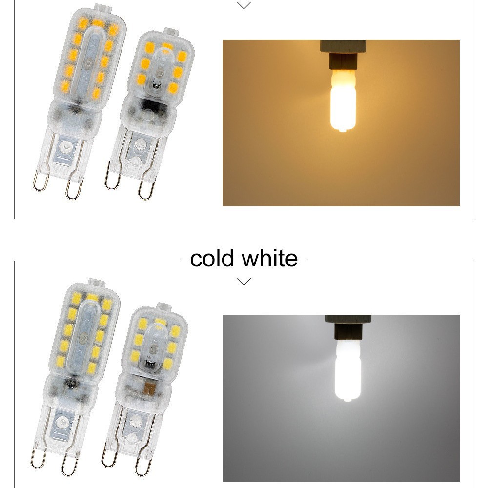 G9 Led Lamp Beads Led Corn Dimmable 110/220V High Brightness Pc Lampshade Light Source Stepless Super Bright