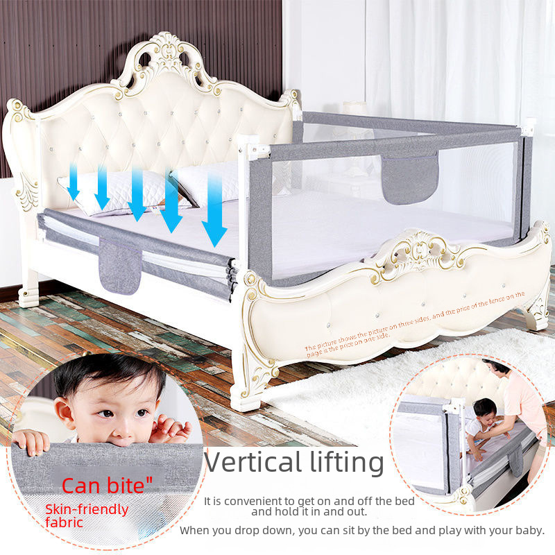 Bed Fence Baby Anti-Fall Guardrail Kids Safety Anti-Fall Bed Large Bedside Baffle Universal Bed Guardrail