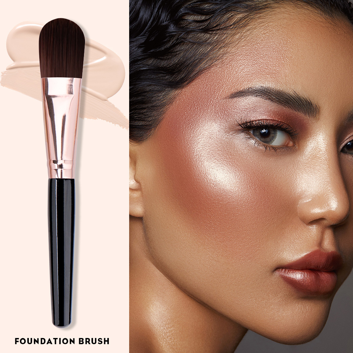 30-Piece Makeup Brush Tool Set, Complete Set for Beginners, Portable Travel Powder Puff Makeup Set