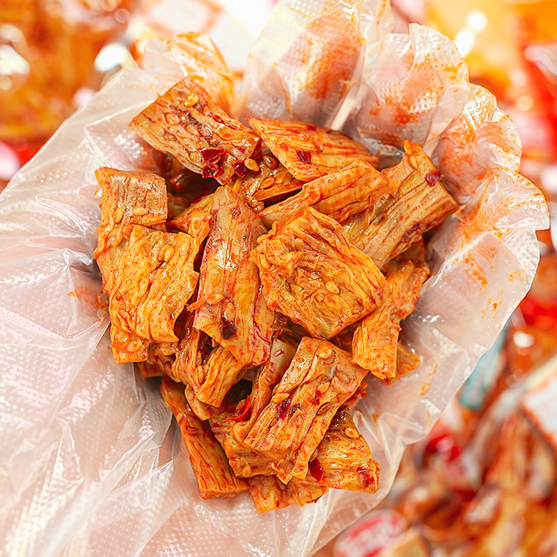 Spicy Bean Curd Snack Bags Wholesale