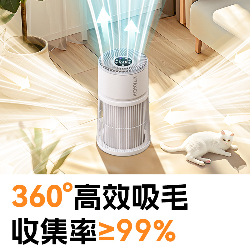 Cross-Border New Pet Air Purifier for Cat Hair, Floating Hair Removal, Deodorization, Negative Ion Cat Purifier
