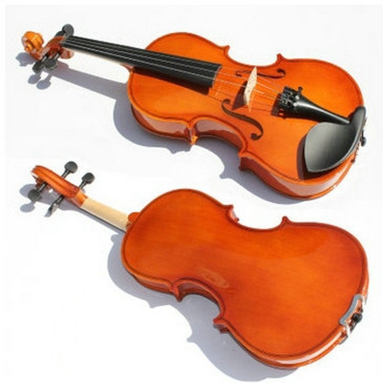 Beginner Adult Children's Violin Practice Violin Solid Wood Violin 1/8-4/4 Model Full