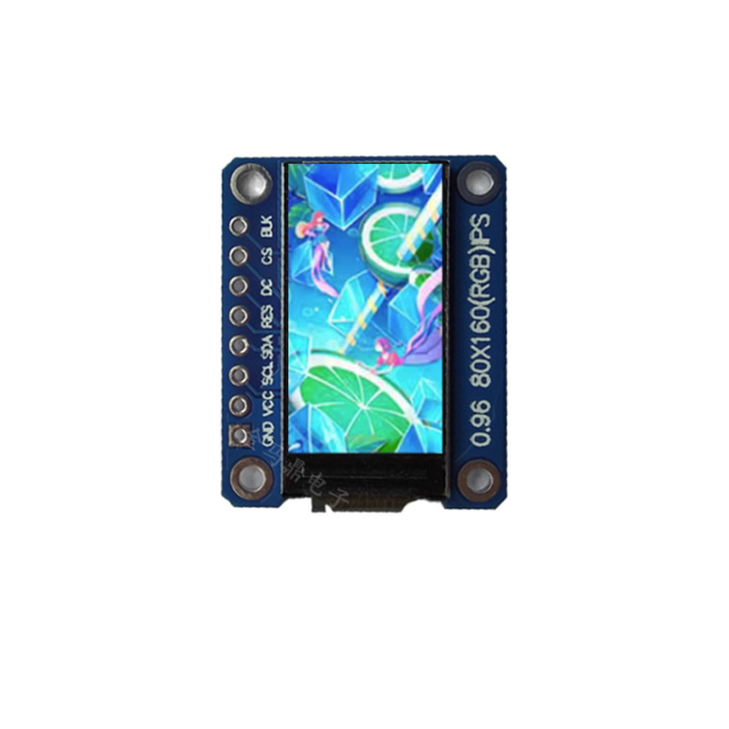 0.96inch Tft Display Module Ips Lcd Screen 0.96inch St7735 Driver 80*160 Resolution Lcd