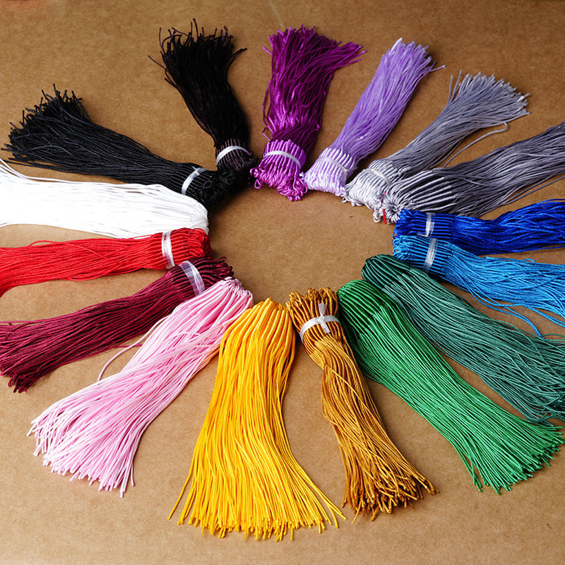 DIY Jewelry Accessories Chinese Knot No. 72 Pull Ring Coil Pull Ring Necklace Hand Rope Tassel Accessories Connecting Ring Multi-Color