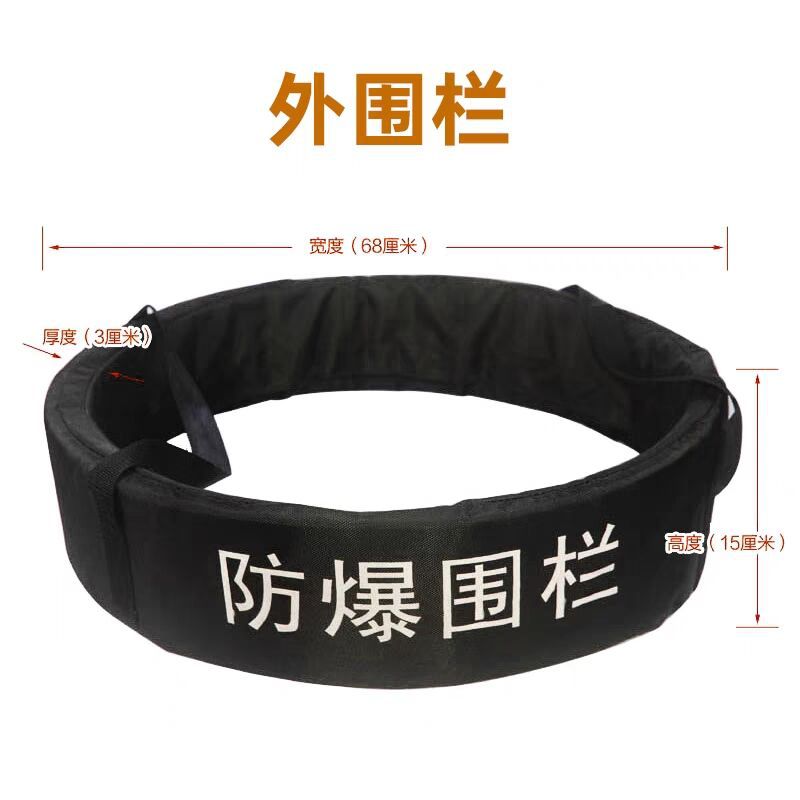 1.2m Explosion-Proof Blanket 1.6m Explosion-Proof Fence Airport Subway Protection Fire-Proof Riot Tank Security Anti-Terrorism Equipment