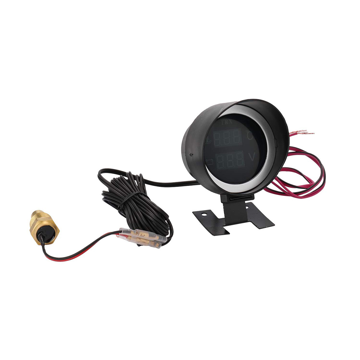 Car Modified Round LED Meter 10MM Car Water Temperature Meter Round Digital Water Temperature Meter LED Meter