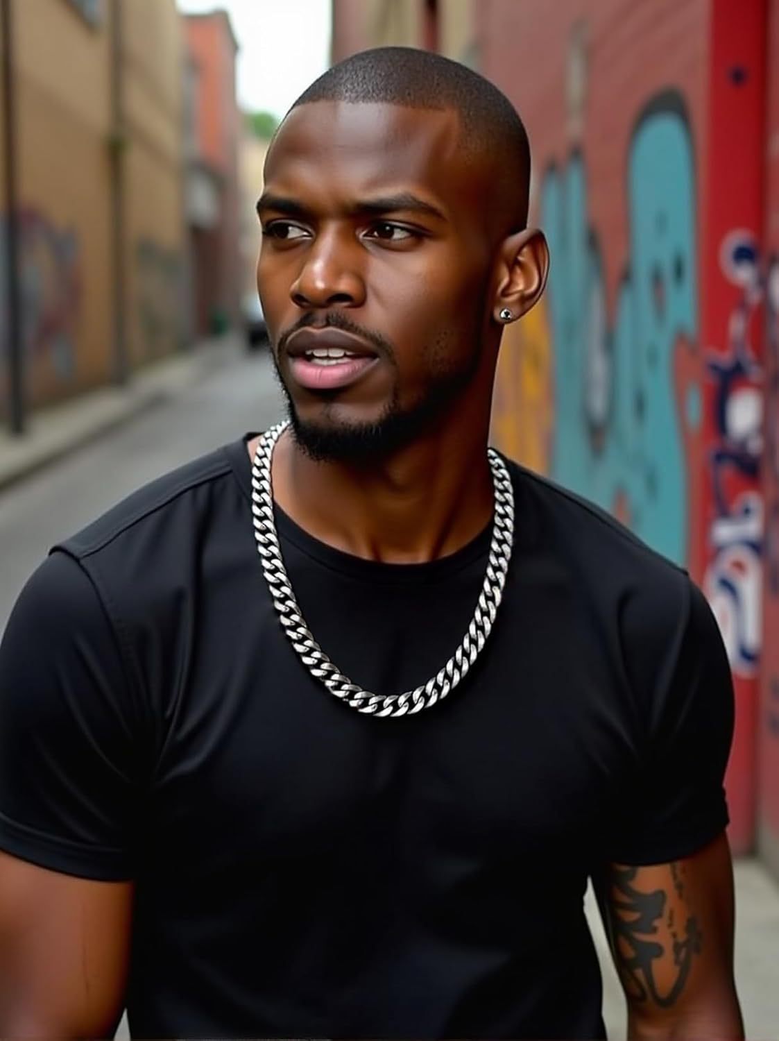 Chainspro Stainless Steel Cuban Chain for Men,Miami Cuban Link Chain Necklace 3\/6\/9\/12mm