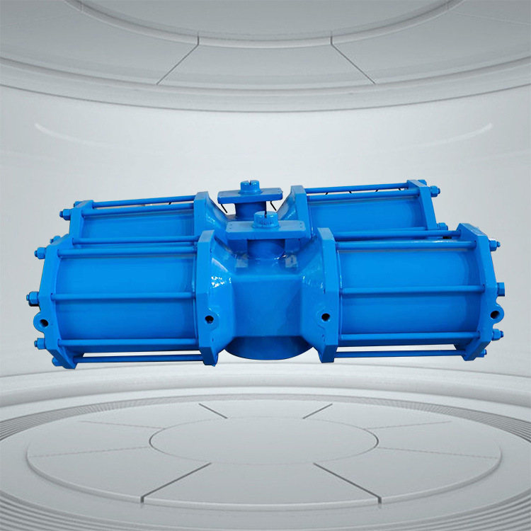 AW-22 AW-25 AW-28 fork type pneumatic actuator matching ball valve butterfly valve