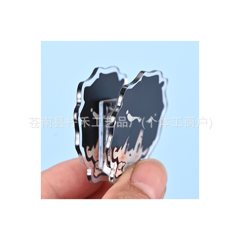 Acrylic Pp Clip Custom Star Anime Cartoon Clip DIY Note Clip Photo Clip Hand Account Custom Small Clip