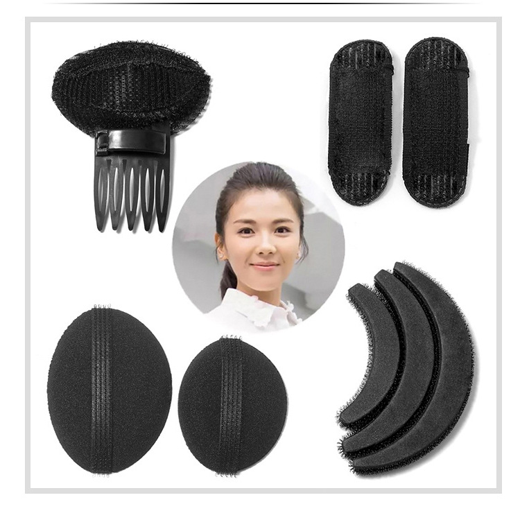 Воздухопроницаемая подушка для волос, невидимый гребень с пятью зубцами