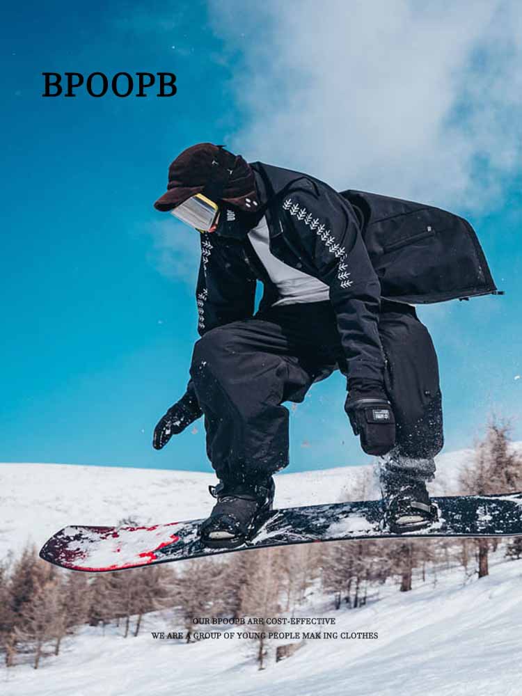 Harbin Small Potato Loose Waterproof Windproof Snowboard Pants Ski Suit Men's and Women's Pants Outdoor Outer Wear Pants
