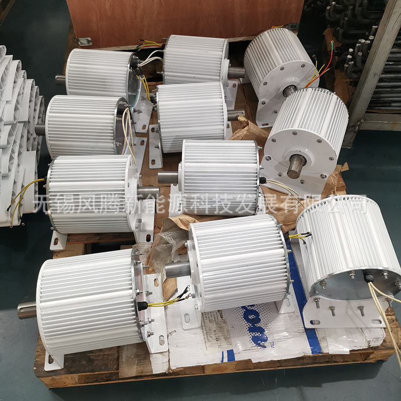 Three-phase AC 1.5KW 500rpm 50hz 48V ~ 380V low speed direct drive rare earth permanent magnet generator