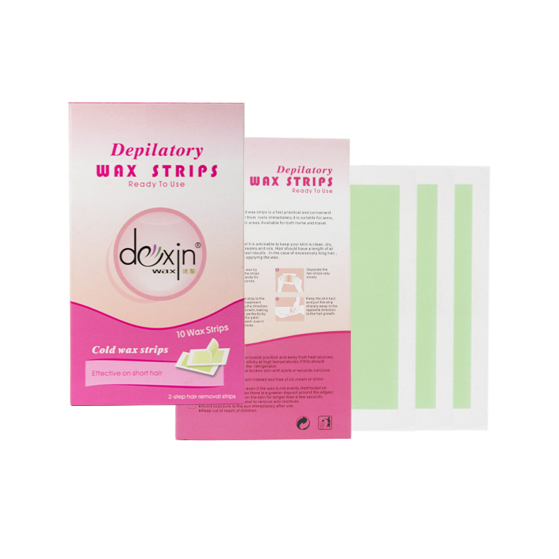 Manufacturer Customized Lip Hair Waxing Strips, Double-Sided Tear-Off Disposable Non-Woven Fabric for Underarm and Private Area Hair Removal Wax Paper