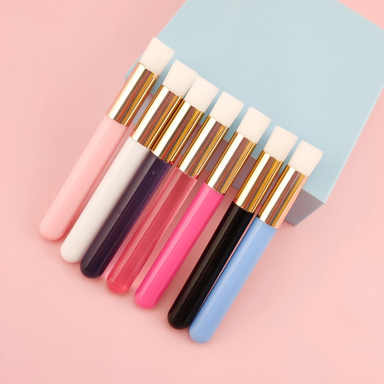 Nose washing brush cleaning mousse brushing blackhead brush flat head cleansing brush acne cleaning brush soft brush