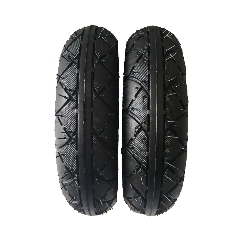 200*50 Football Flower 8inch Inflatable Wheel Tire Cart Little Dolphin Electric Vehicle Wear-Resistant Scooter Tire Wholesale