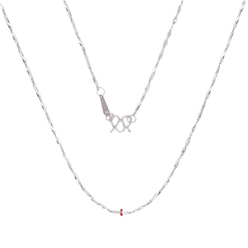 Shenzhen Jewelry Shuibei Quality Platinum Pt950 Yuanbao Chain Platinum Real Gold Guaranteed Di Ai Spot Goods
