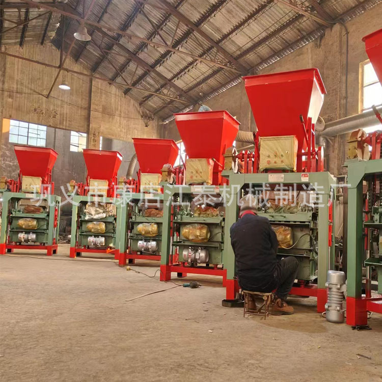 Small African Semi Automatic Cement Paving Brick Brick Making Machine Production Line Tajikistan Concrete Hollow Brick Machine