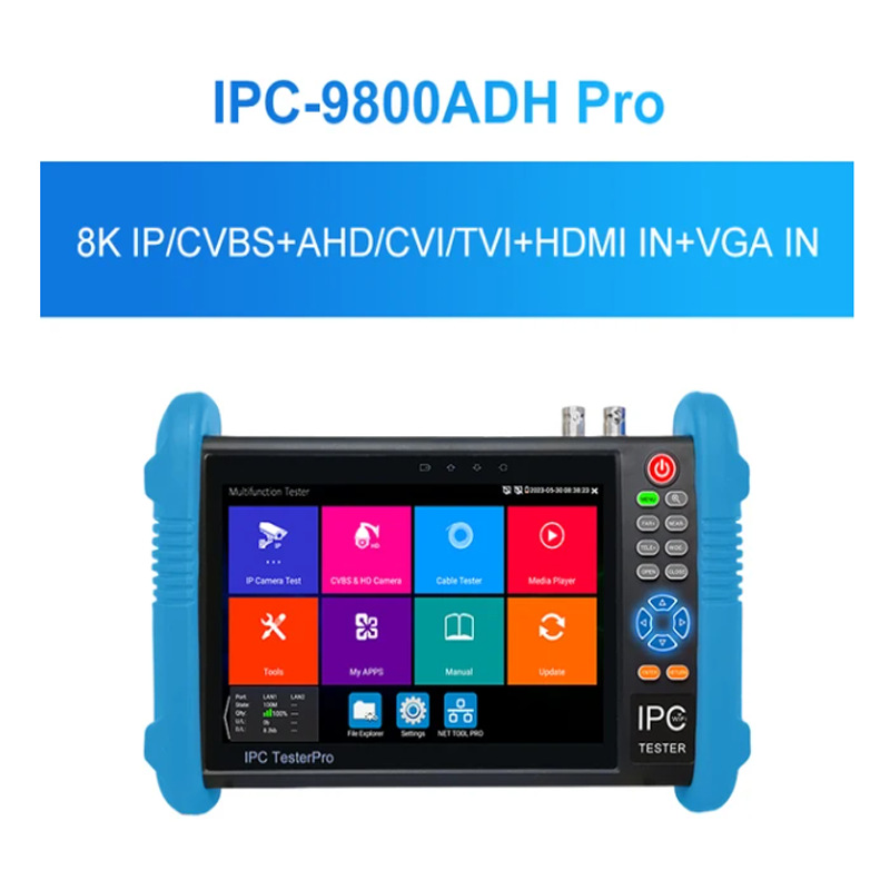 Netcom IPC-9800MOVTADHS Pro engineering treasure digital network analog video surveillance tester