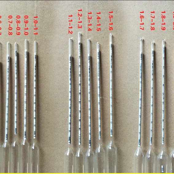 Glass petroleum density meter, liquid density meter, liquid density meter, glass liquid density meter
