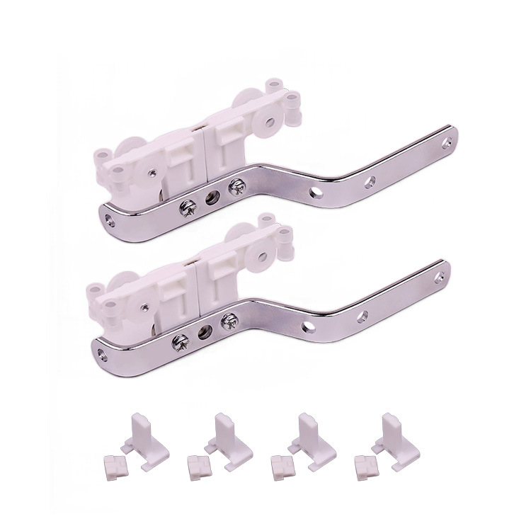 Electric opening and closing curtain accessories Shangfei S track middle arm belt roller skating car Duya S rail traction pulley