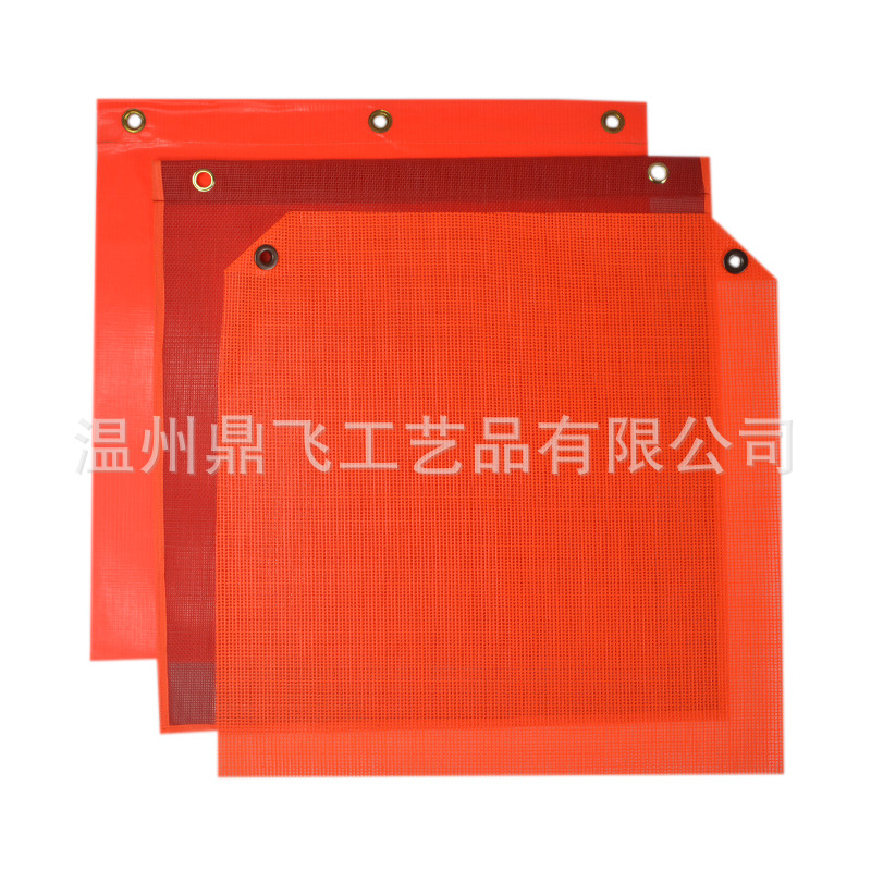 Кросс-бордерный предупреждающий флаг из винилового ПВХ с деревянной ручкой, флаг на крючке