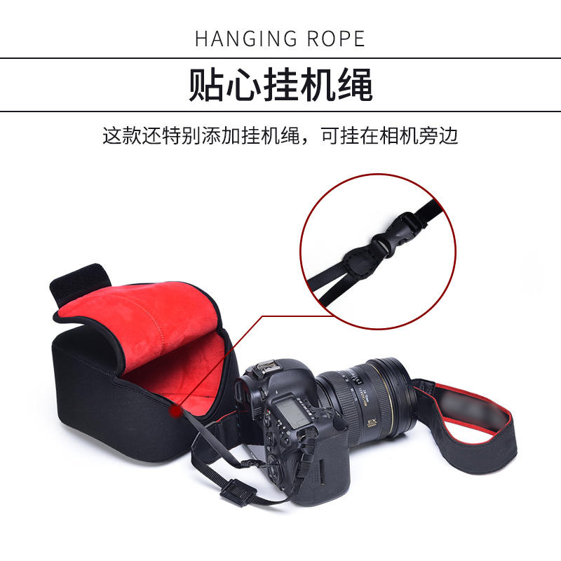 Cwatcun Hong Kong Camera Liner Bag Mirrorless Photography Thickeneded Bubble Wrap and Waterproof Large Protective Case Suitable for Canon