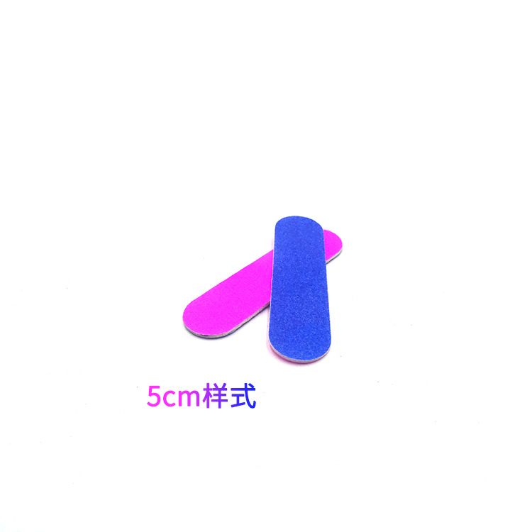 Factory spot wholesale disposable rubbing wood file trimming type polishing mini nail file double-sided nail tools