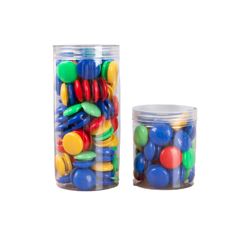 Round Colorful Magnetic Buckle Whiteboard Magnetic Beads Blackboard Magnetic Buckle Magnet Magnet Particle Strong Magnetic Nail Teaching Office Mixed Color