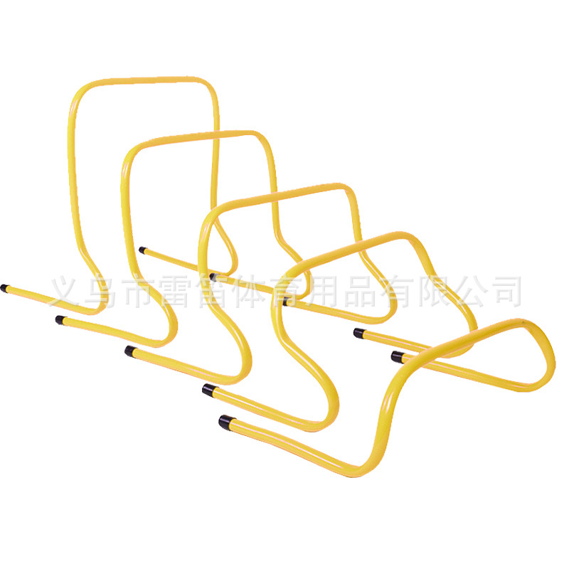 Football Training Hurdle Frame Basketball Taekwondo Training Hurdle Children's Small Hurdle Jumping Frame Sensitive Hurdle Curved Hurdle Jumping