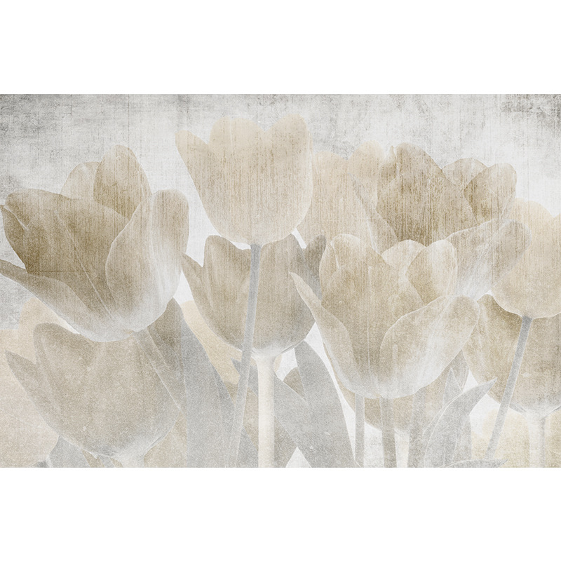 French Living Room High-End Background Wall Cloth Flower Wallpaper Sofa Tv Background Wall Cloth B&B Bedroom Wallpaper