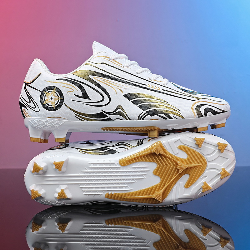 Кросс-бодер новые нескользящие футбольные ботинки с длинными шипами для детей и взрослых, спортивные тренировочные кроссовки для подростков