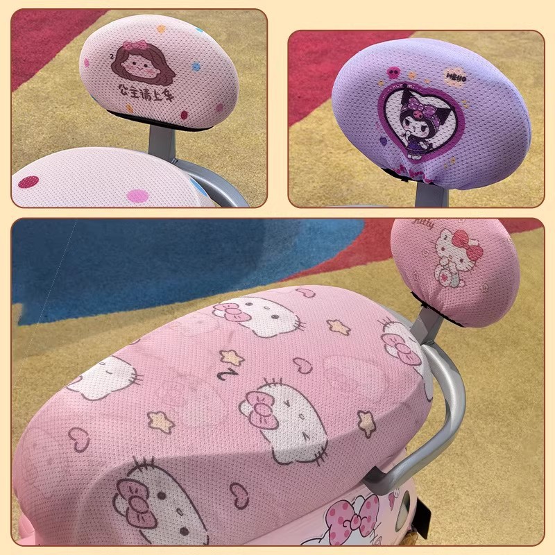 Universal Electric Vehicle Rear Backrest Cover for Yadea, Aima, Tailing, Xiaodao, and Luyuan Sun Protection Electric Scooter Decorative Accessories