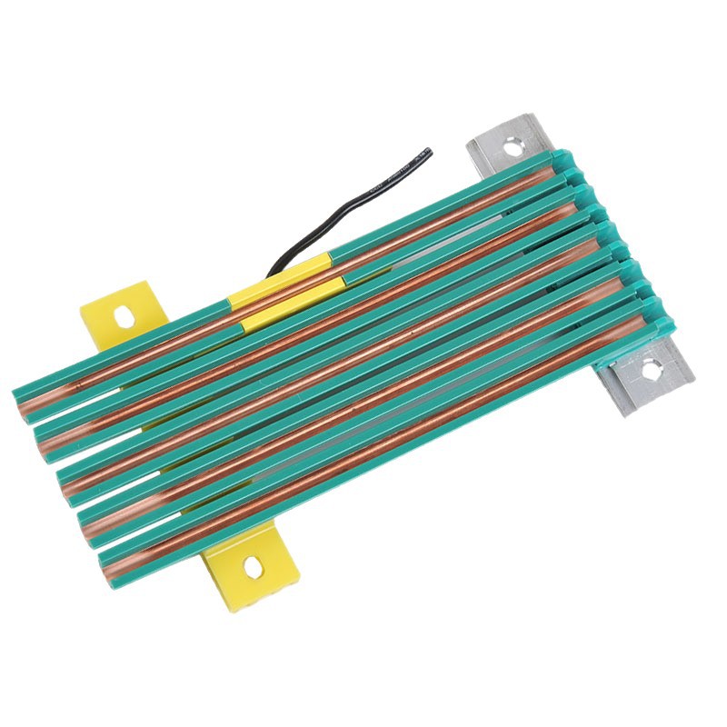 C-Type Slip Ring Collector Multi-Pole Combination Conductive Rail Power Transmission Equipment Single-Head Collector High Wear-Resistant Carbon Brush