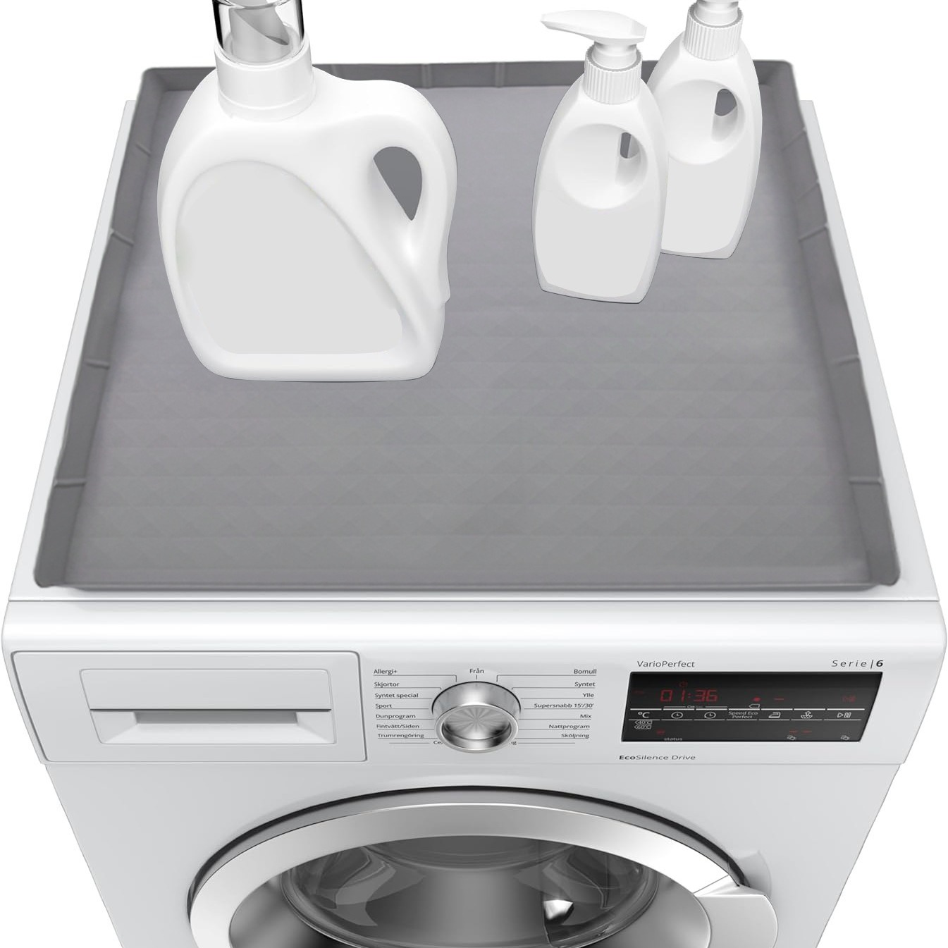 Cross-border washer and dryer top protection pad non-slip heavy-duty waterproof silicone washing machine top storage pad