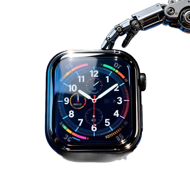 Applewatchs S10 42mm Black High-Definition High-Transparency Anti-Fall, Explosion-Proof and Scratch-Proof Watch Film Protective Film