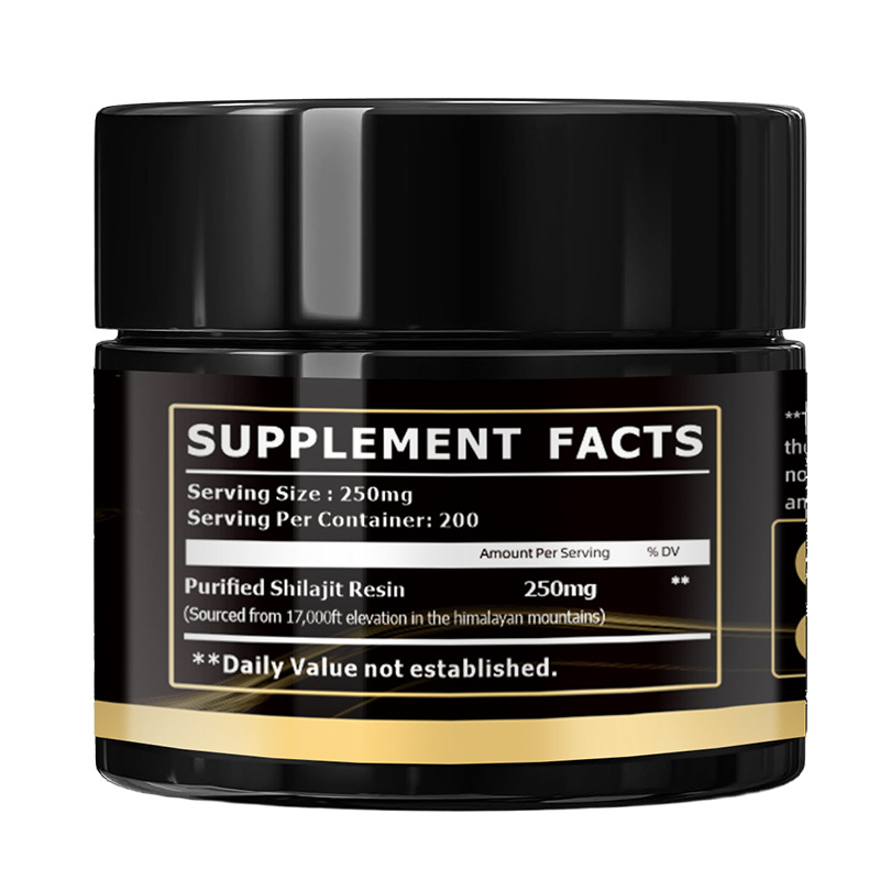 Cross-Border Tk Can Customize High-Purity Pure Himalayan Shilajit Resin Export Shilajit Paste 50g