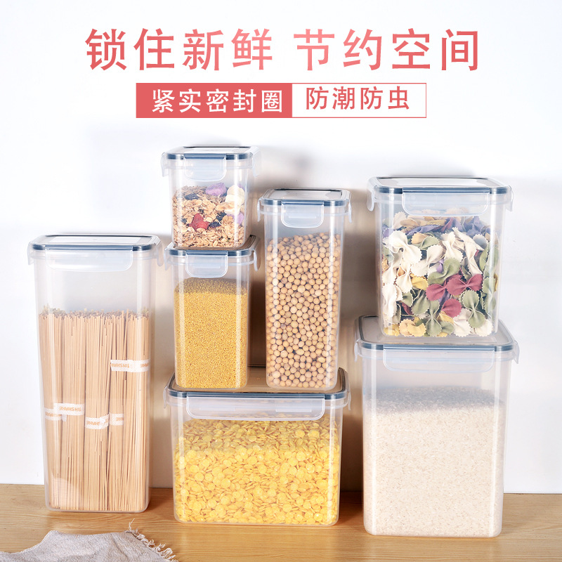 Пластиковая герметичная коробка для хранения продуктов, многофункциональная силиконовая герметичная коробка для свежих продуктов