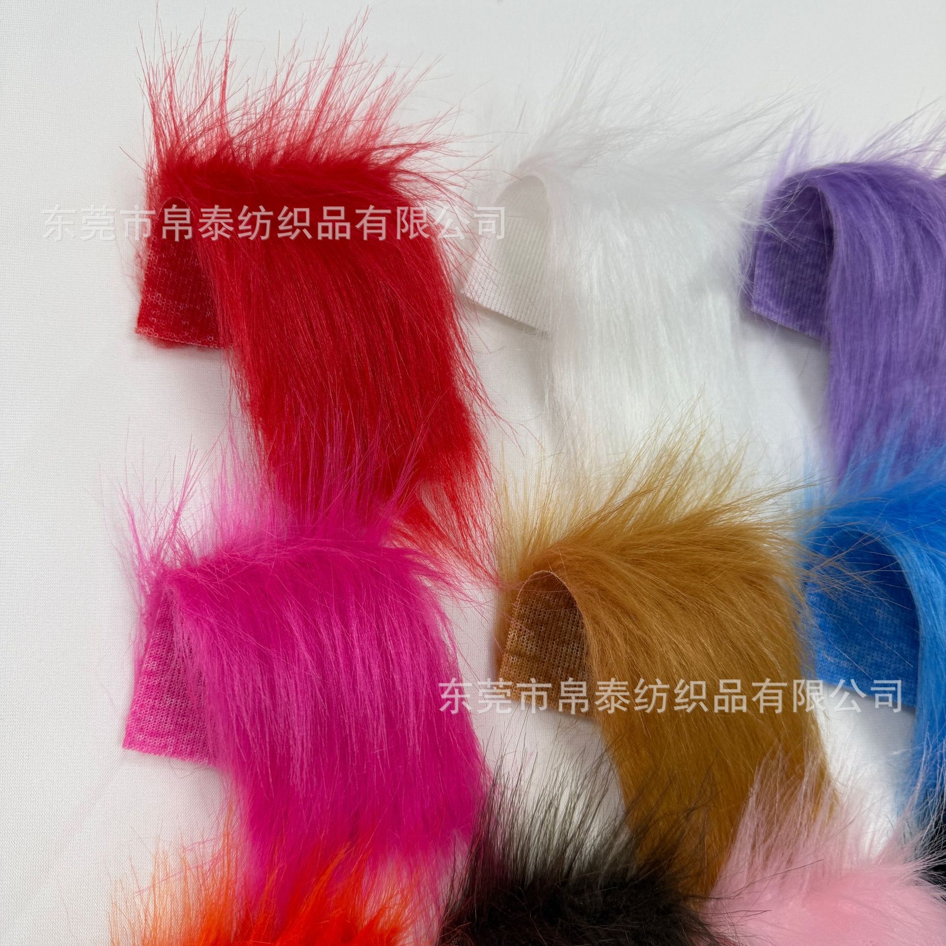 6cm Water-Falling Hair 6.5cm Shanghai-Style Hair 7cm Imitation Fox Hair Straight Long Hair Christmas Tree Skirt Hair Fake Hair